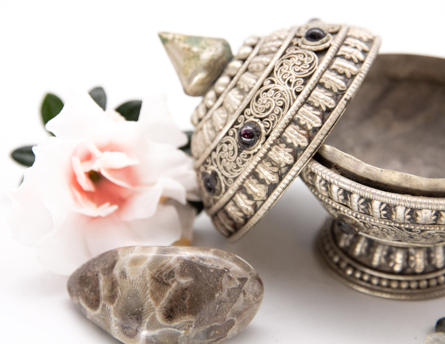 Silver Rice Container