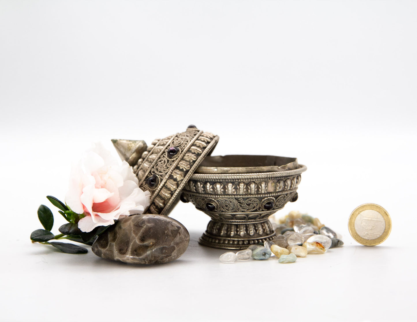 Silver Rice Container