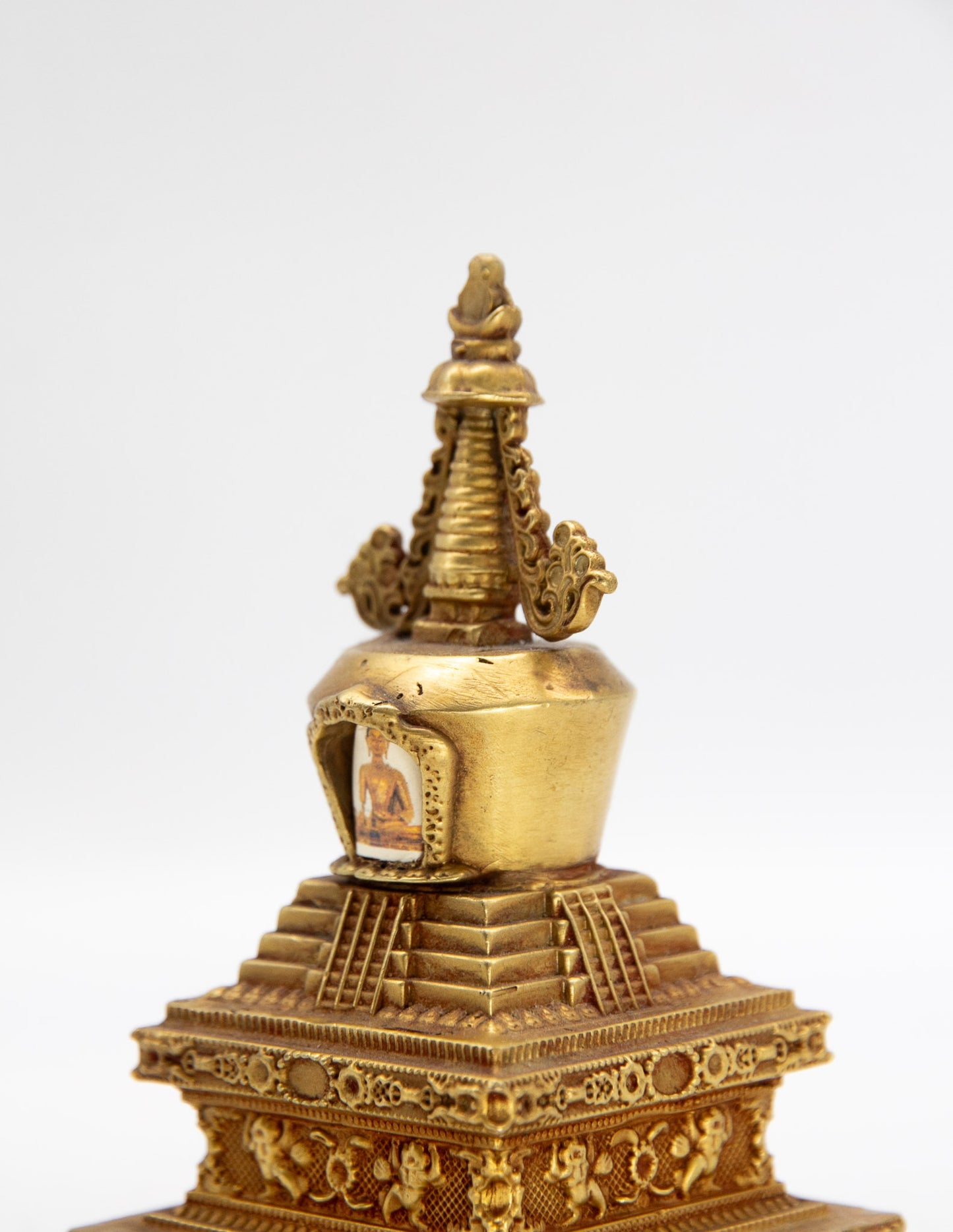 Goldene Stupa der Erleuchtung – 10.5 cm