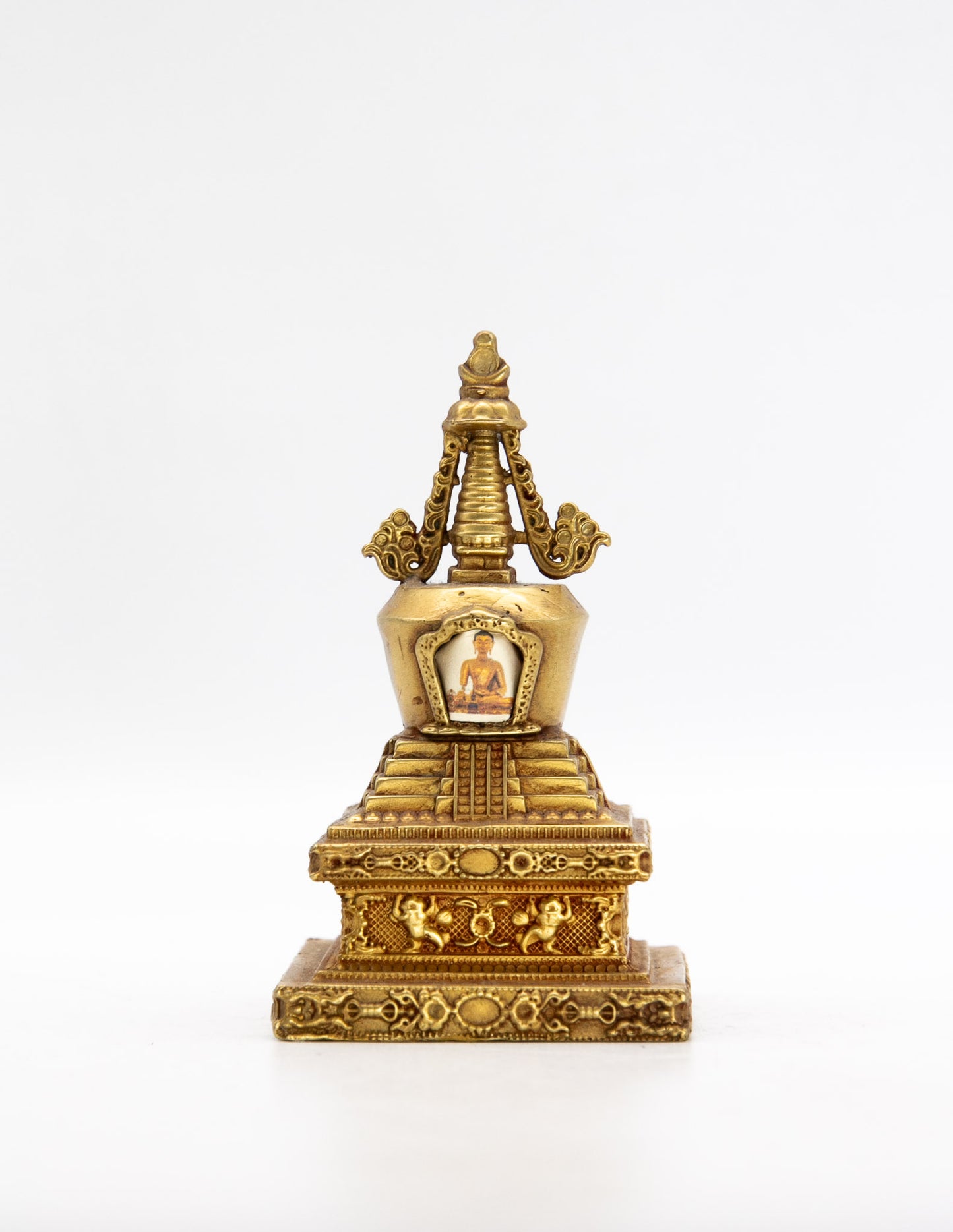 Gold Stupa of Enlightenment – 10.5cm