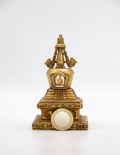 Goldene Stupa der Erleuchtung – 10.5 cm