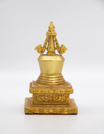 Gold Stupa of Enlightenment – 10cm