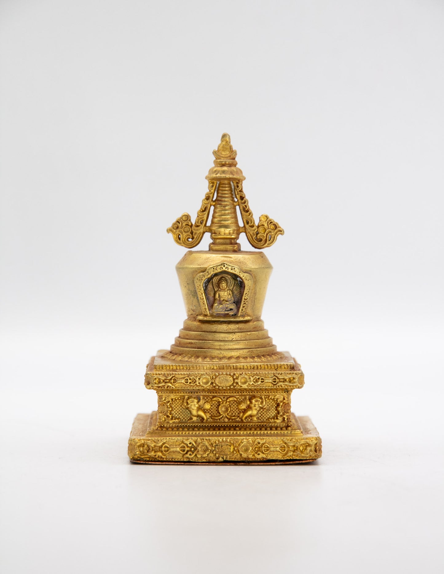 Goldene Stupa der Erleuchtung – 10 cm