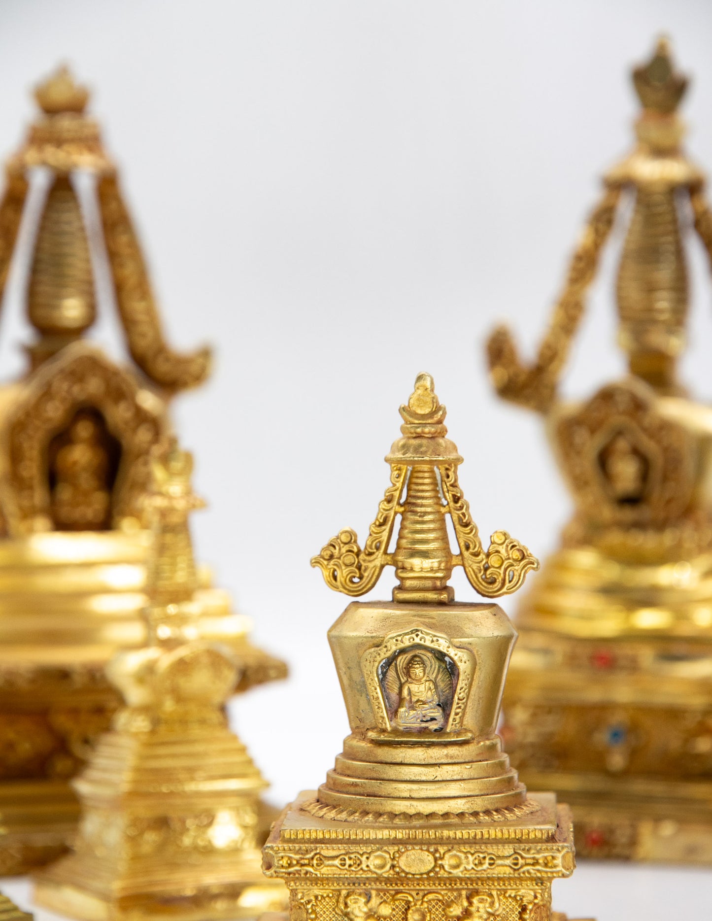 Gold Stupa of Enlightenment – 10cm