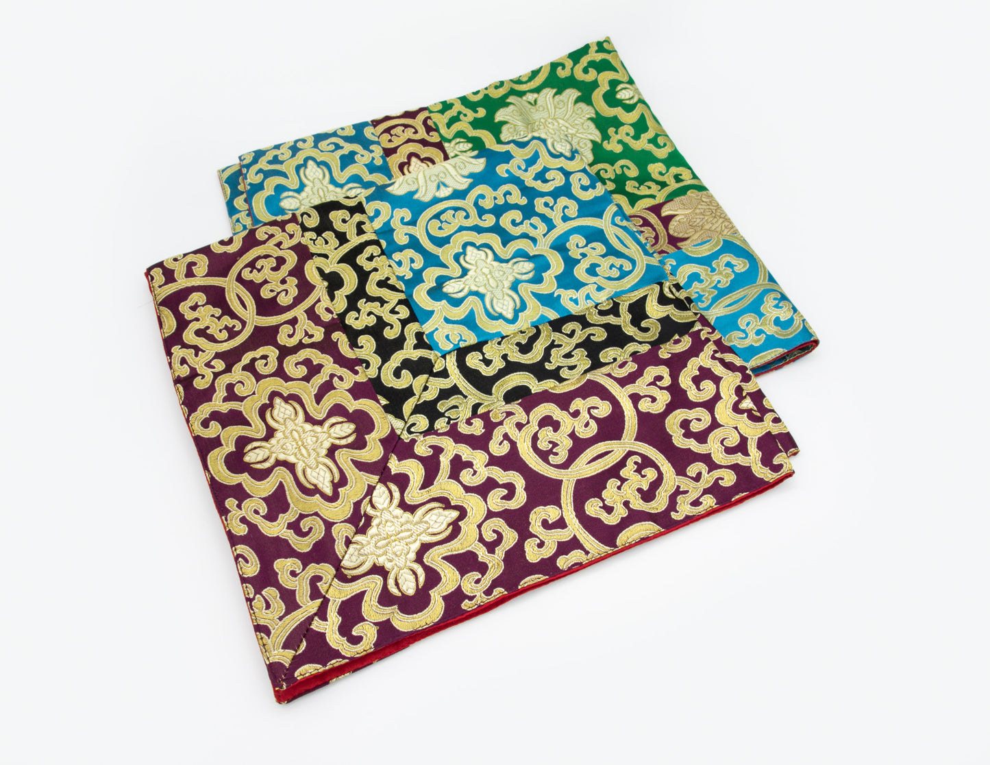Square Brocade Cloth / Practice Table Cover – Multi