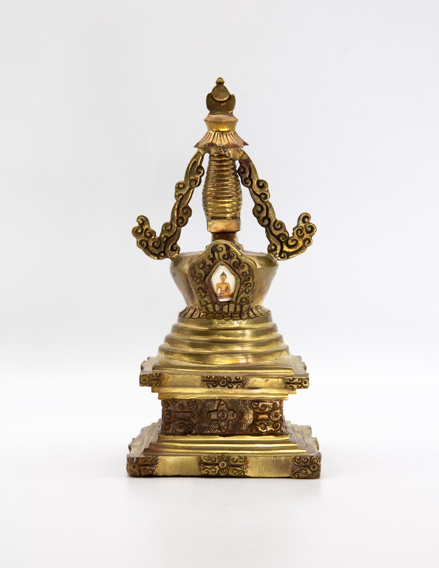 Brass Stupa of Enlightenment – 18cm