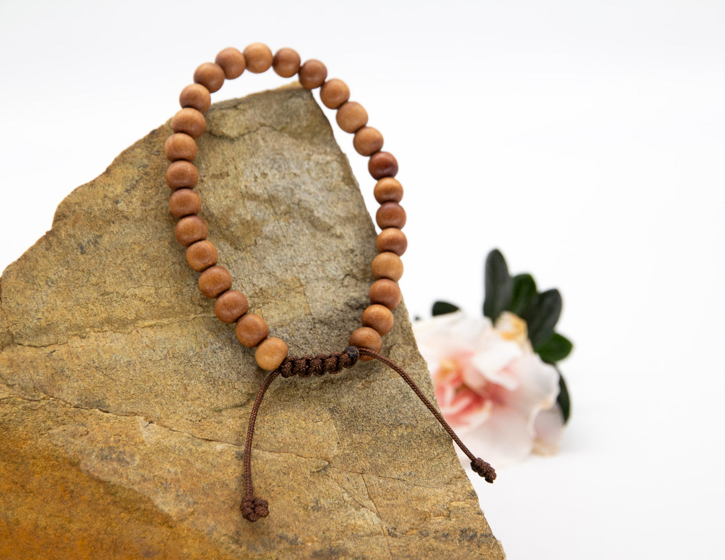 Sandalwood Wrist Mala - 27 Beads