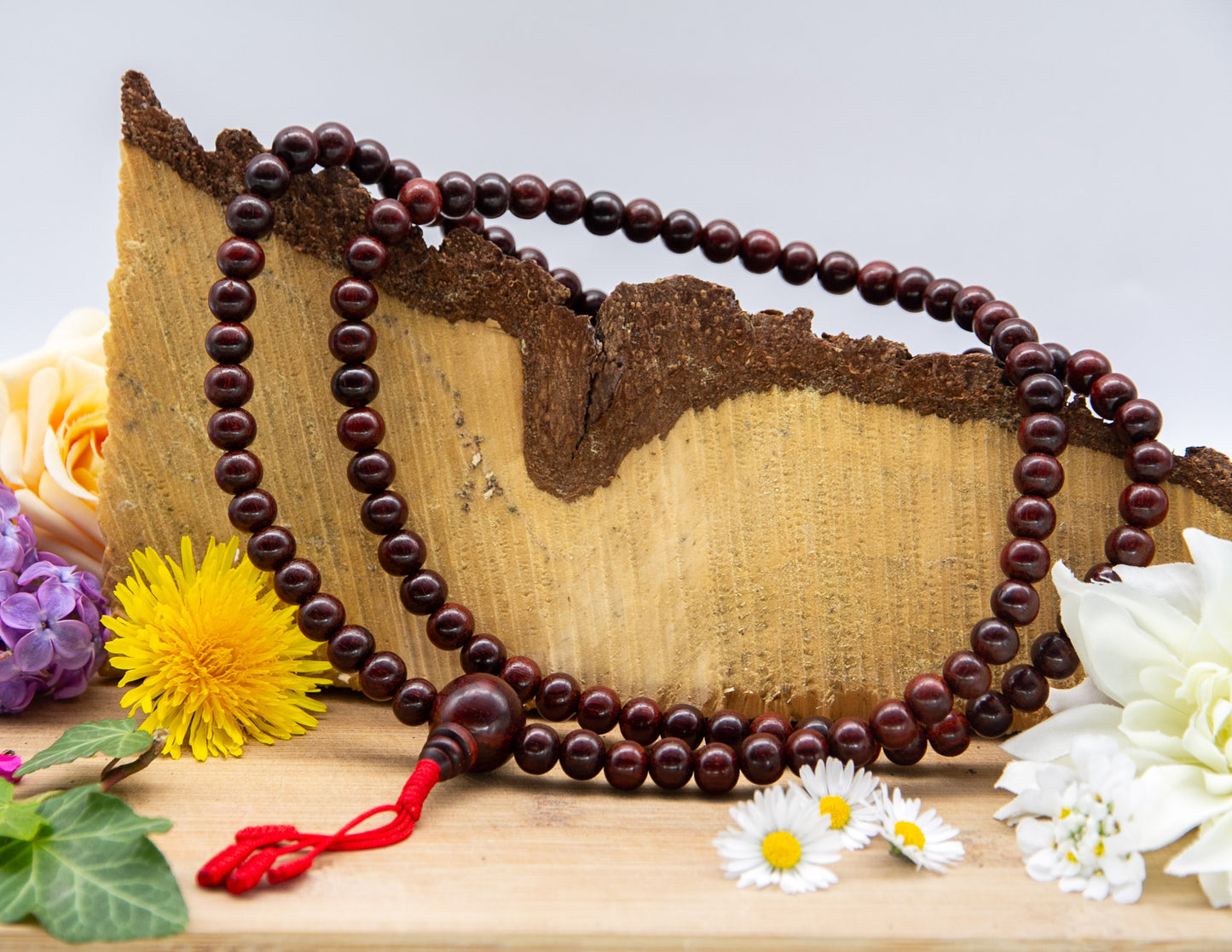 Klassische Rosenholz Mala – 9mm