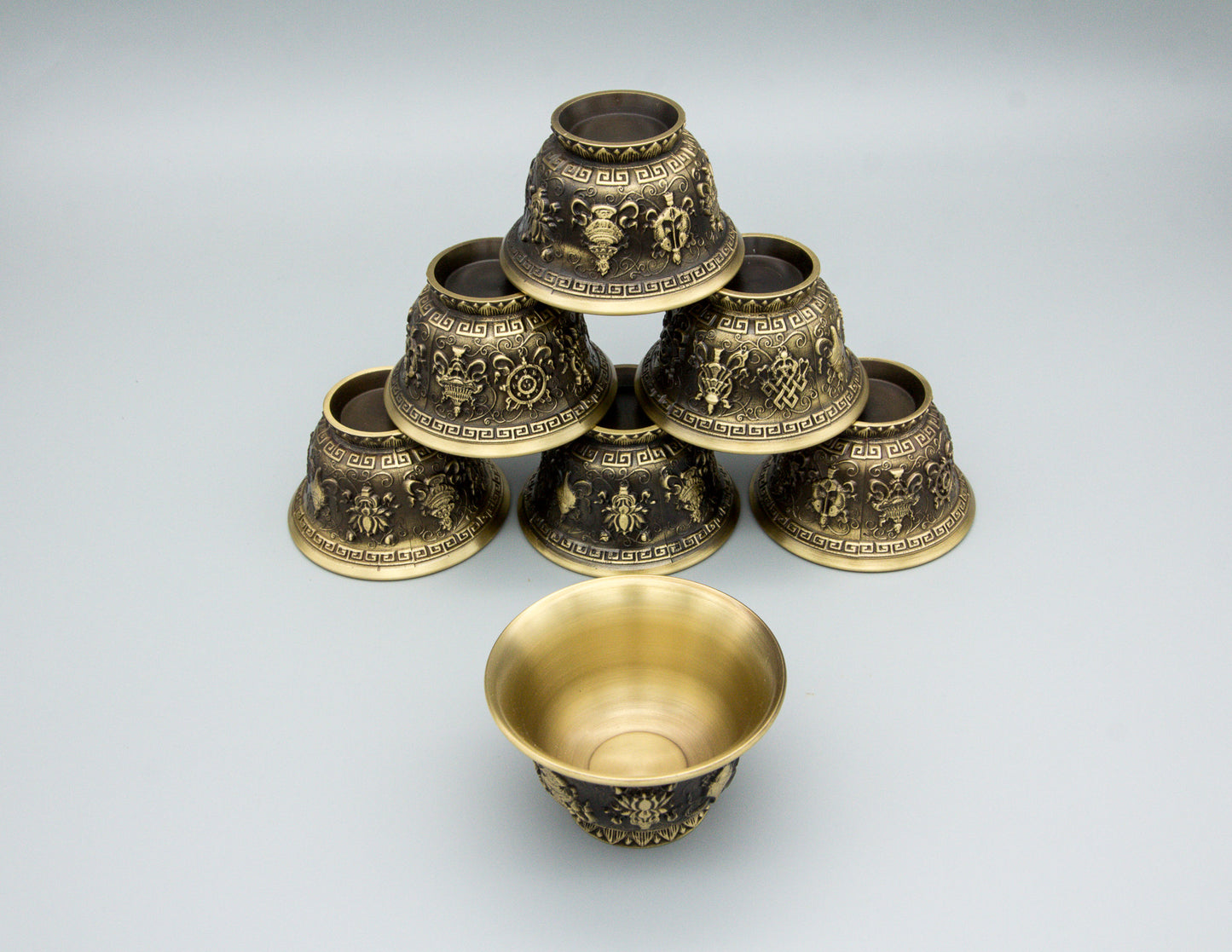 Auspicious Symbols Opferschale Set - 7cm