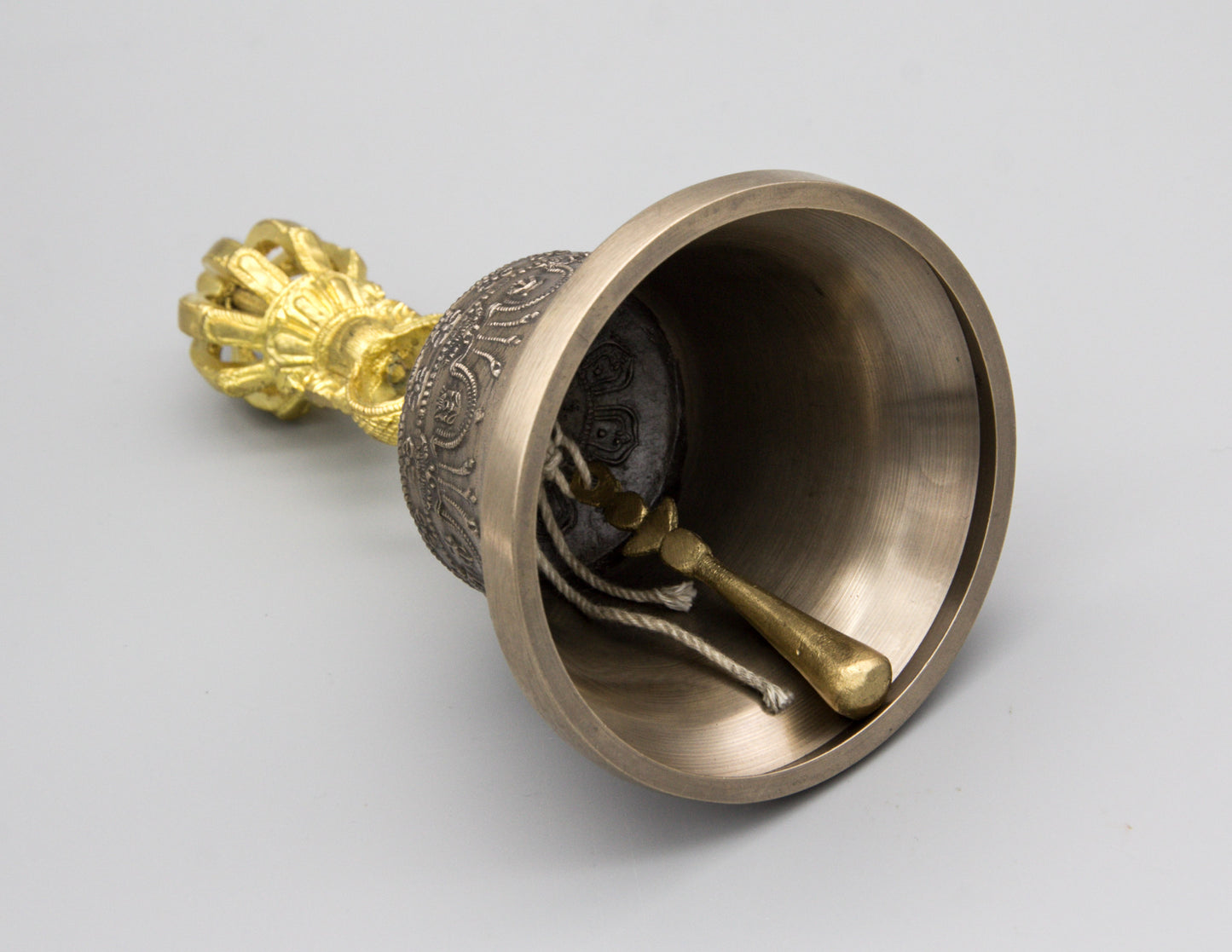 9-Pronged Bell & Dorje with Gold Contrast II – Ani