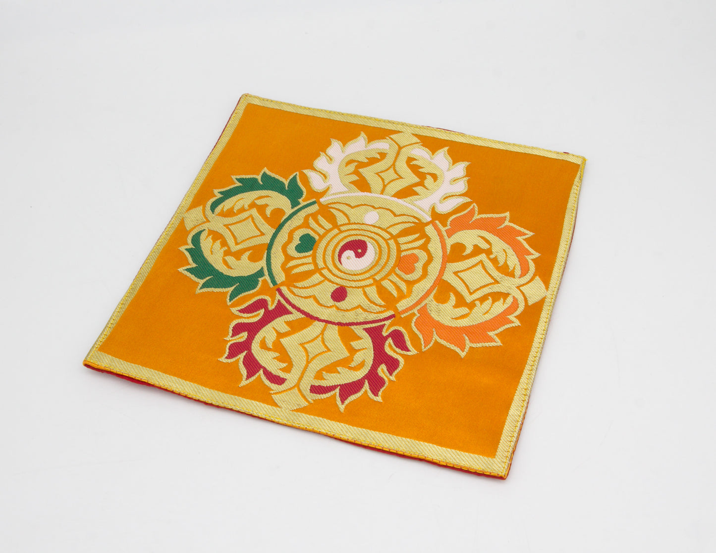 Square Brocade Cloth / Bell & Dorje Mat – Double Dorje