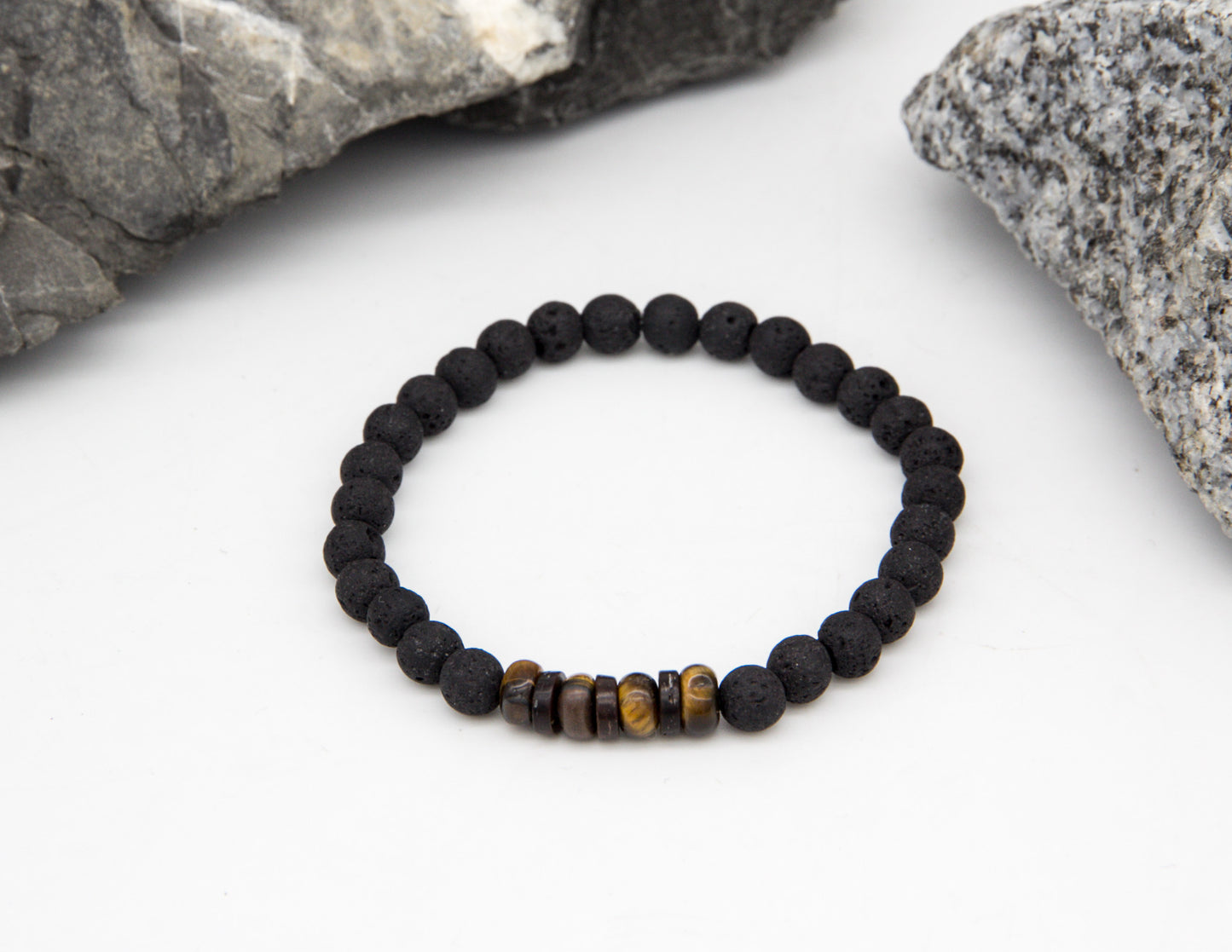 Lava Stone Bracelet – 6mm