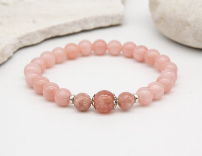 Rose Quartz Bracelet – 8mm