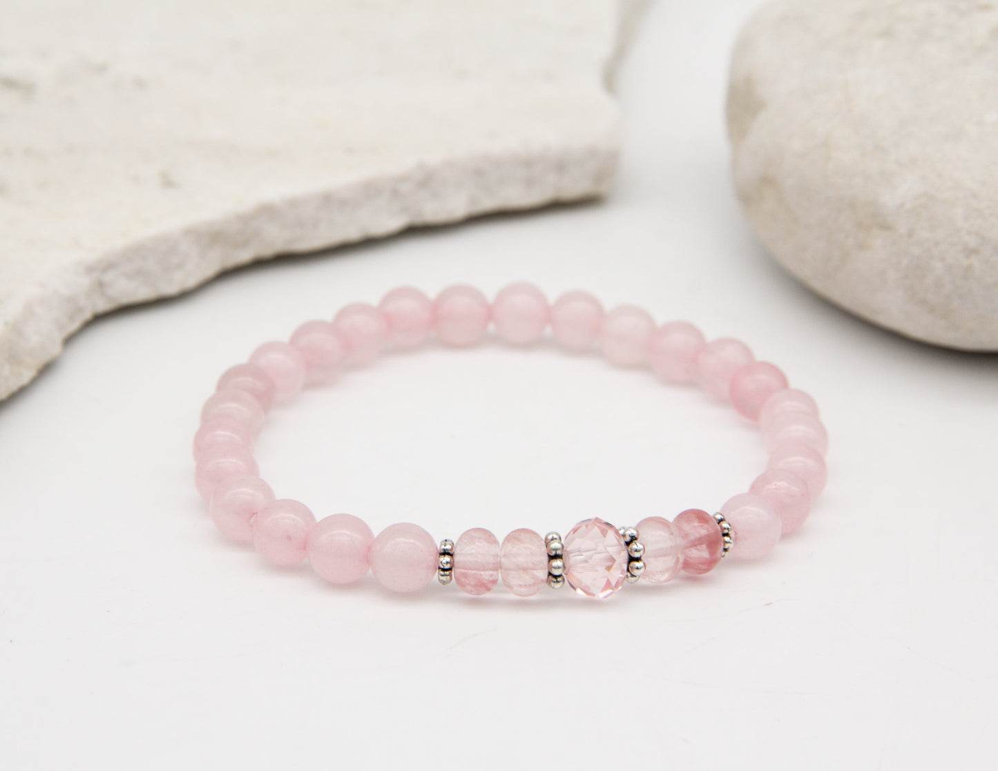 Rose Quartz Bracelet – 6mm