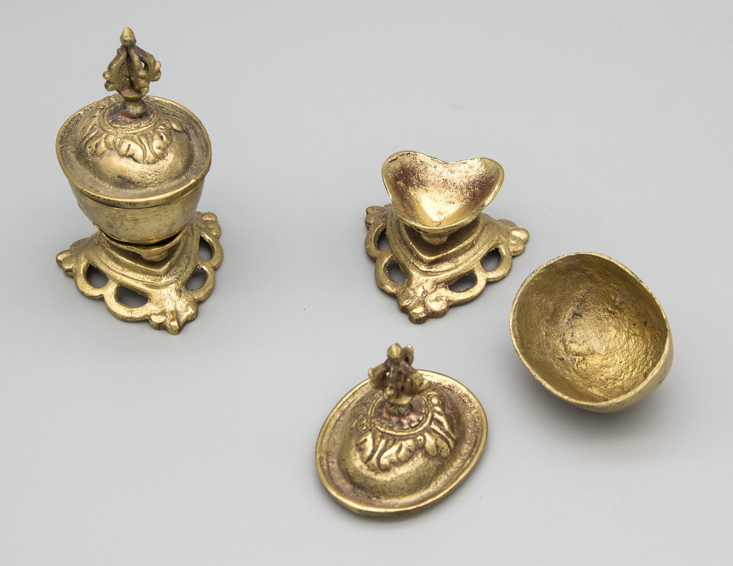 Pair of Brass Kapala – 7cm