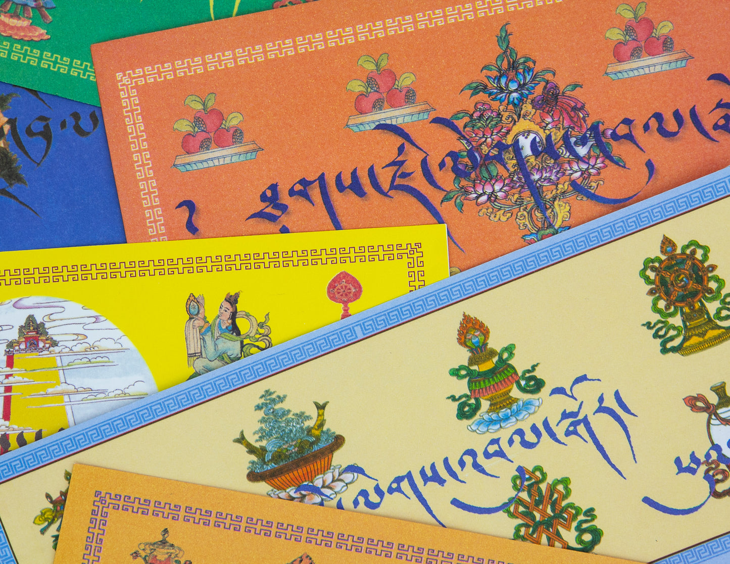 Tibetische Briefumschläge für Opfergaben