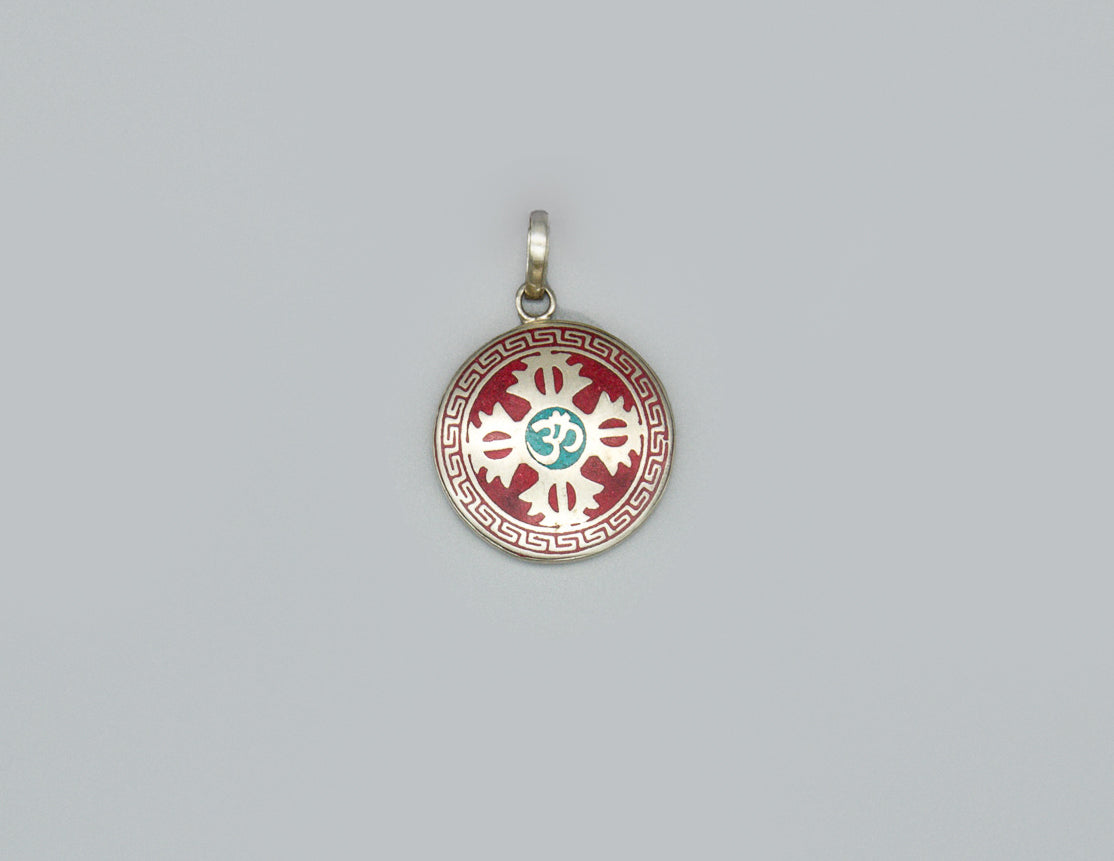 Tibetische Silbermedaillons
