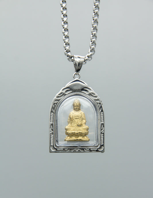 Guanyin Buddha Bubble Halskette