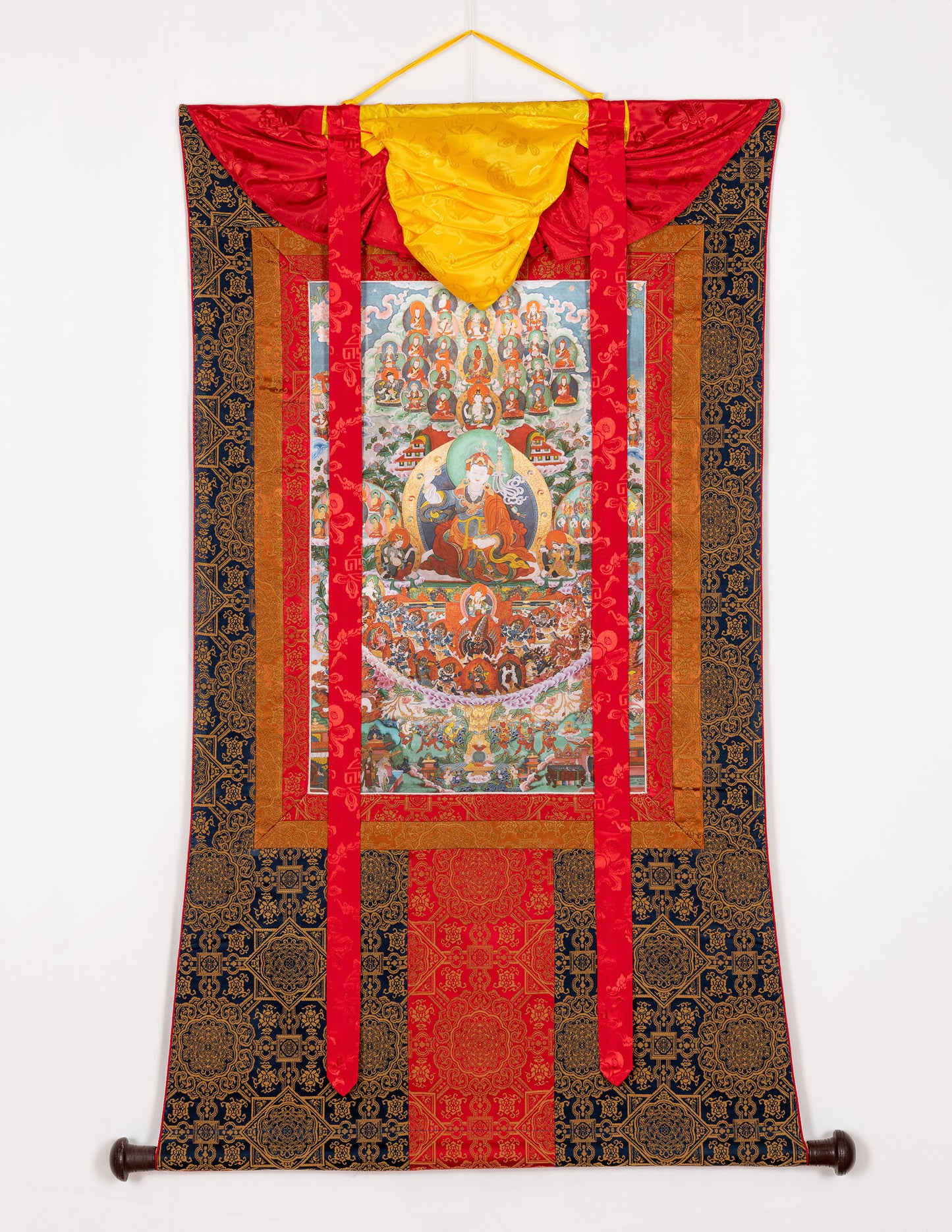 Guru Rinpoche Zufluchts-Baum Thangka V