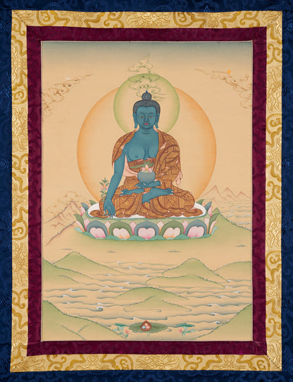 Bouddha de médecine Thangka II