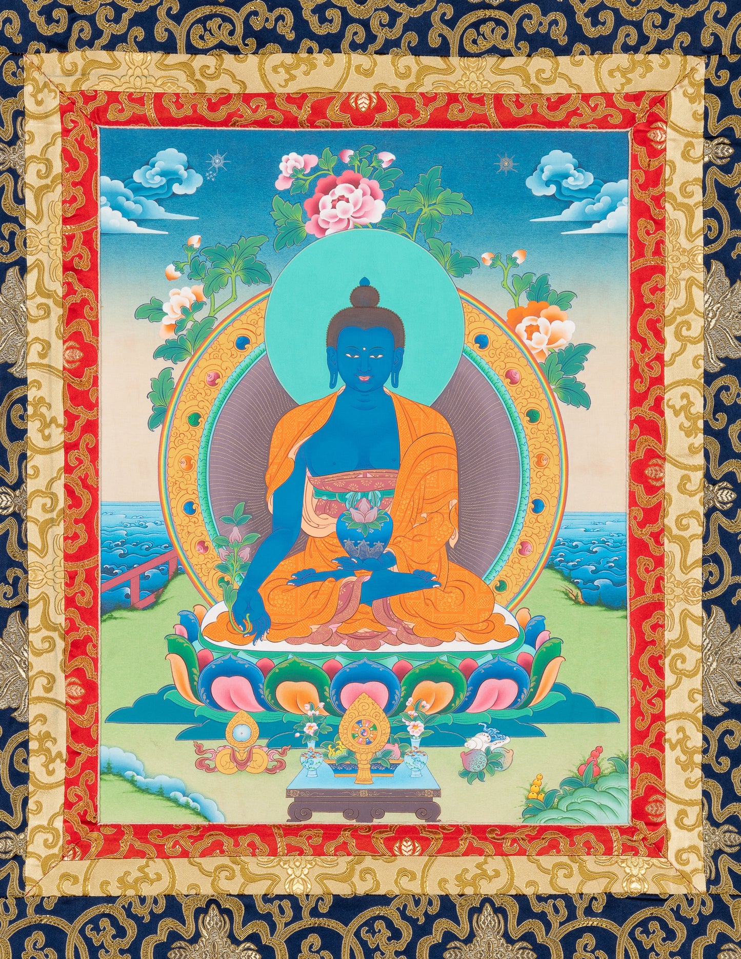 Medicine Buddha Thangka IX