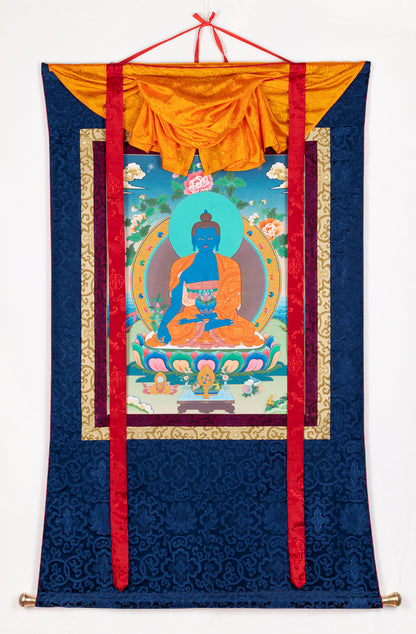 Bouddha de médecine Thangka VI