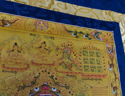 Srid-Pa Ho Schutz Mandala Thangka
